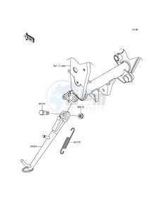 Z800 ZR800CGFA UF (UK FA) XX (EU ME A(FRICA) drawing Stand(s)