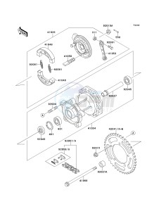 KX 60 B [KX60] (B10-B14) [KX60] drawing REAR HUB