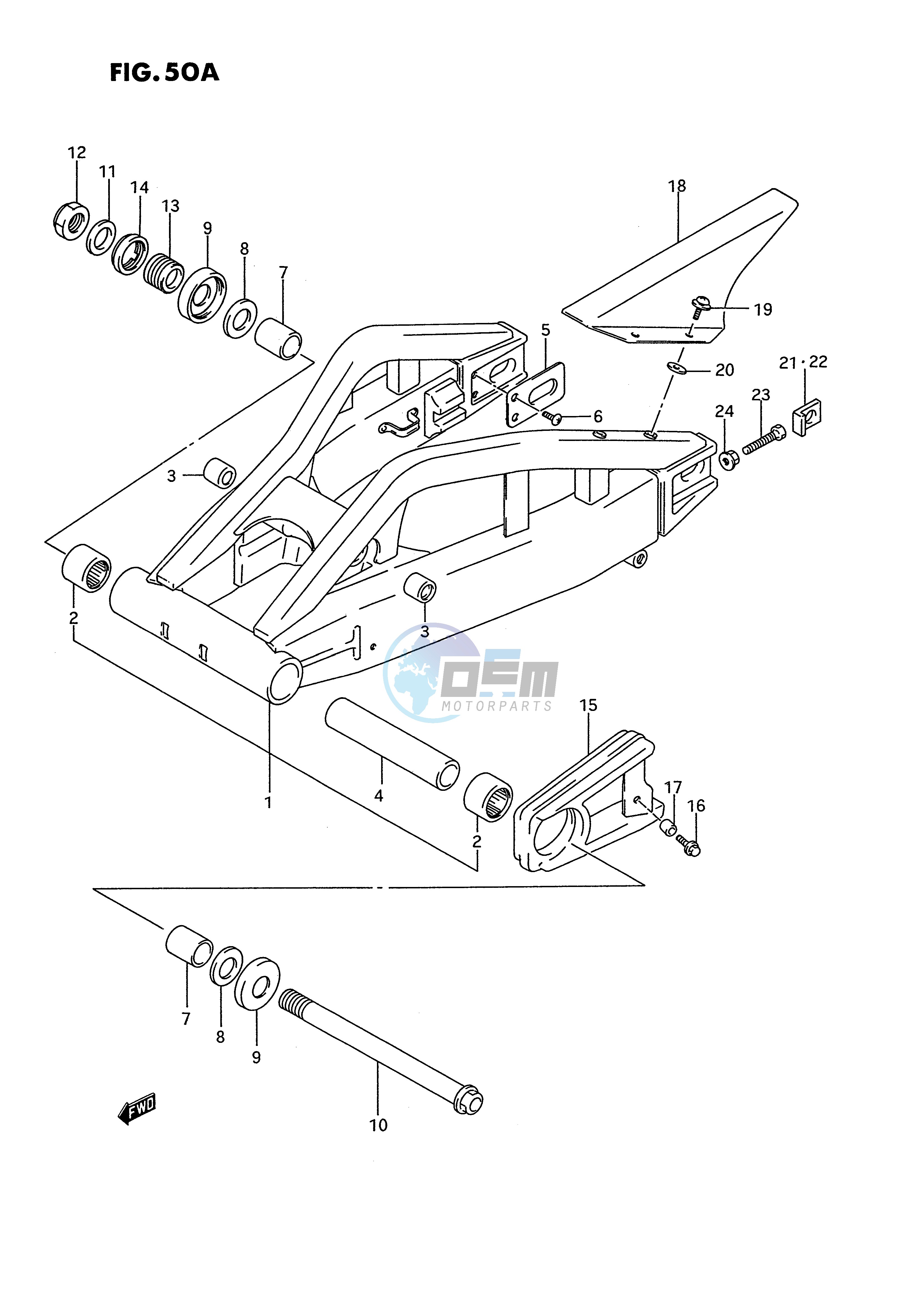 REAR SWINGING ARM (MODEL R S)