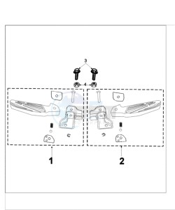 TWEET 125 drawing FOOT SUPPORT