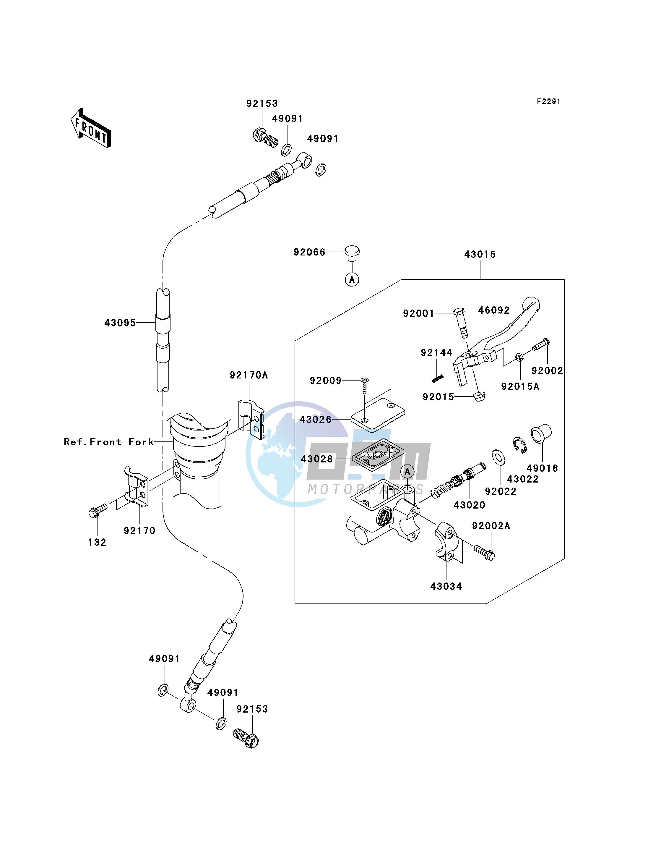 FRONT MASTER CYLINDER