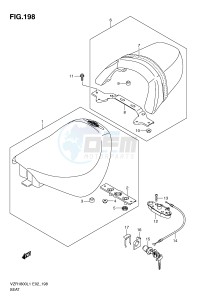 VZR1800 (E2) INTRUDER drawing SEAT (VZR1800ZL1 E24)