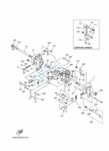 9-9FMHS drawing FRONT-FAIRING-BRACKET