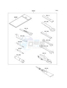 KL 250 D [KLR250] (D15-D19) [KLR250] drawing OWNERS TOOLS