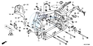 VT750C2BB Shadow E drawing FRAME BODY (VT750C2B/C2S/CS/C/CA)