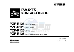 YZF-R125 R125 (5D7K 5D7K 5D7K 5D7K) drawing .1-Front-Page