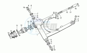 California III 1000 Carburatori Carenato Carburatori Carenato drawing Swing arm