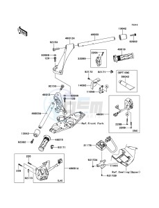 1400GTR_ABS ZG1400CDF FR GB XX (EU ME A(FRICA) drawing Handlebar