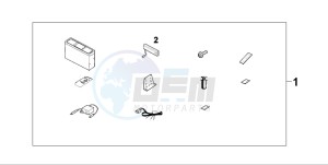 GL1500SE GOLDWING SE drawing CD CHANGER PIONEER SMALL TYPE