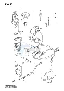 GZ250 (P19) drawing WIRING HARNESS