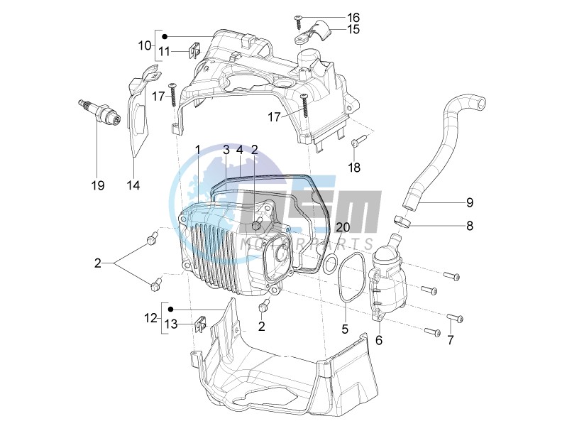 Cylinder head cover