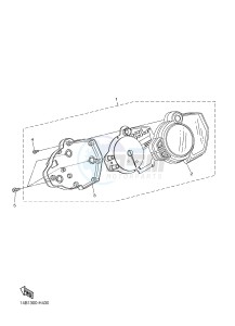 YZF-R1 998 R1 (1KB8 1KB9) drawing METER