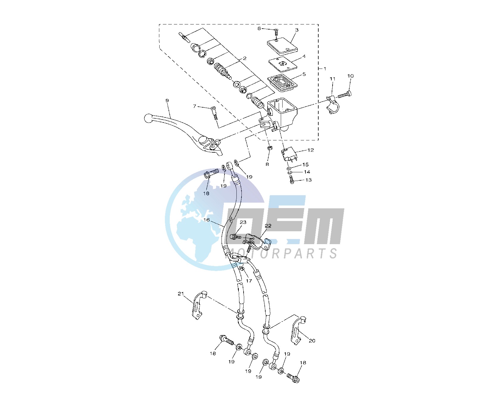 FRONT MASTER CYLINDER