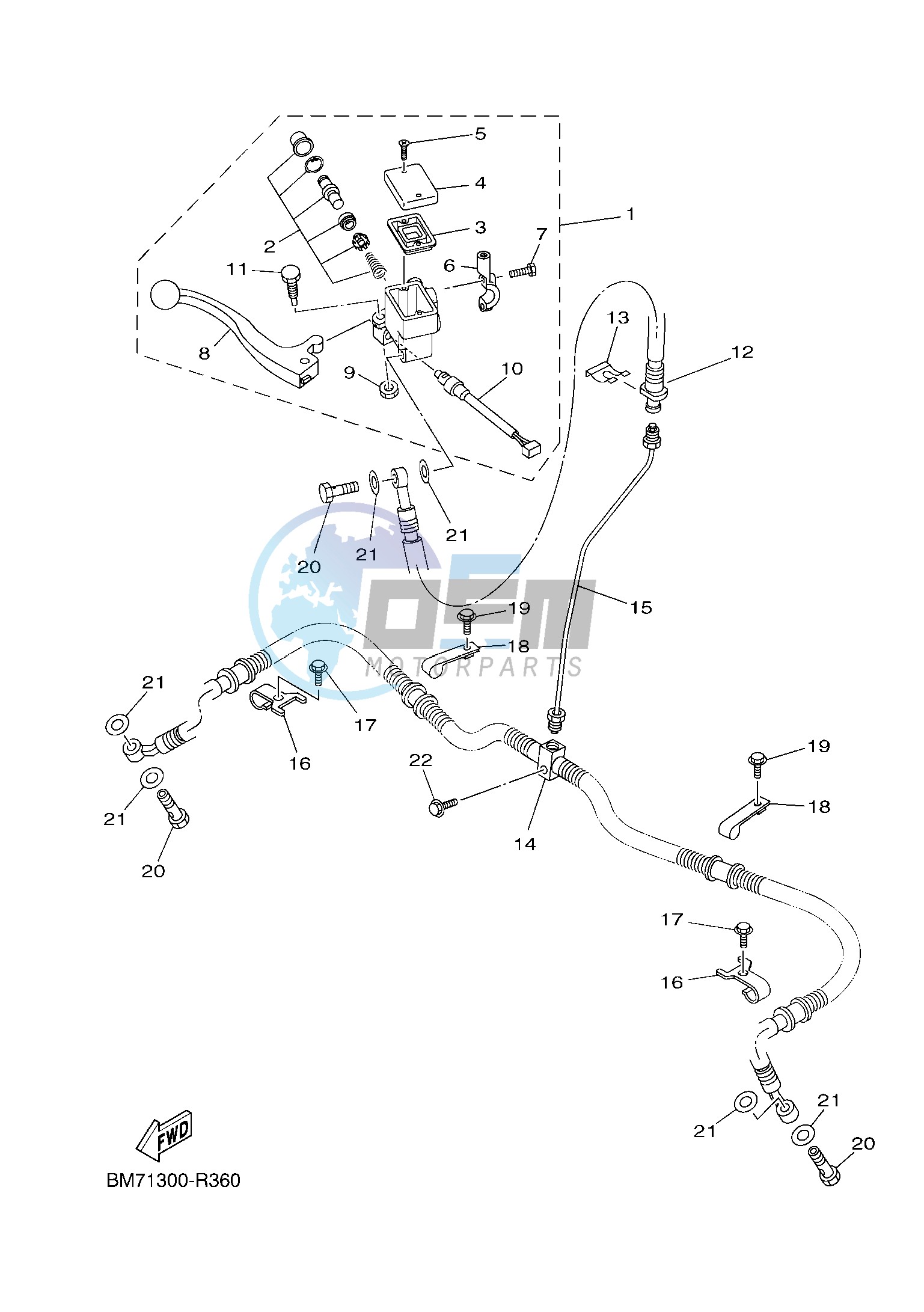 FRONT MASTER CYLINDER