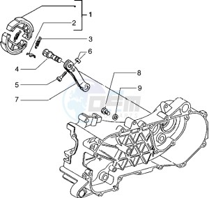 Typhoon 50 X drawing Brake lever