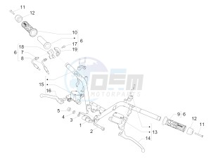 MP3 500 SPORT BUSINESS ABS E3-E4 (NAFTA)2 drawing Handlebars - Master cil.