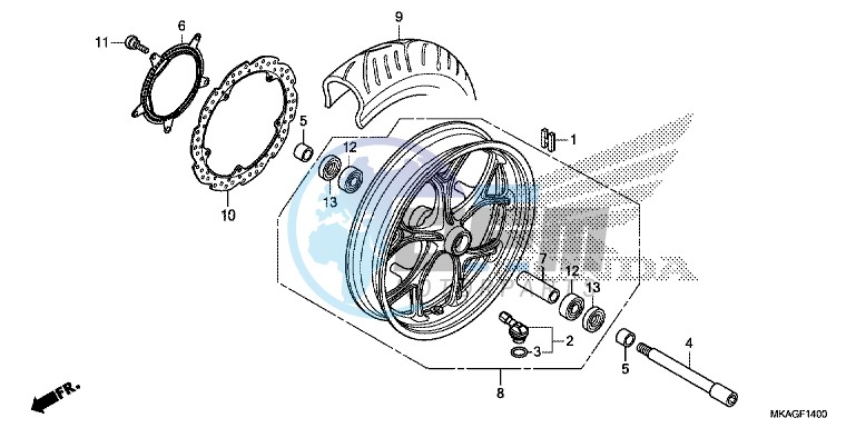 FRONT WHEEL