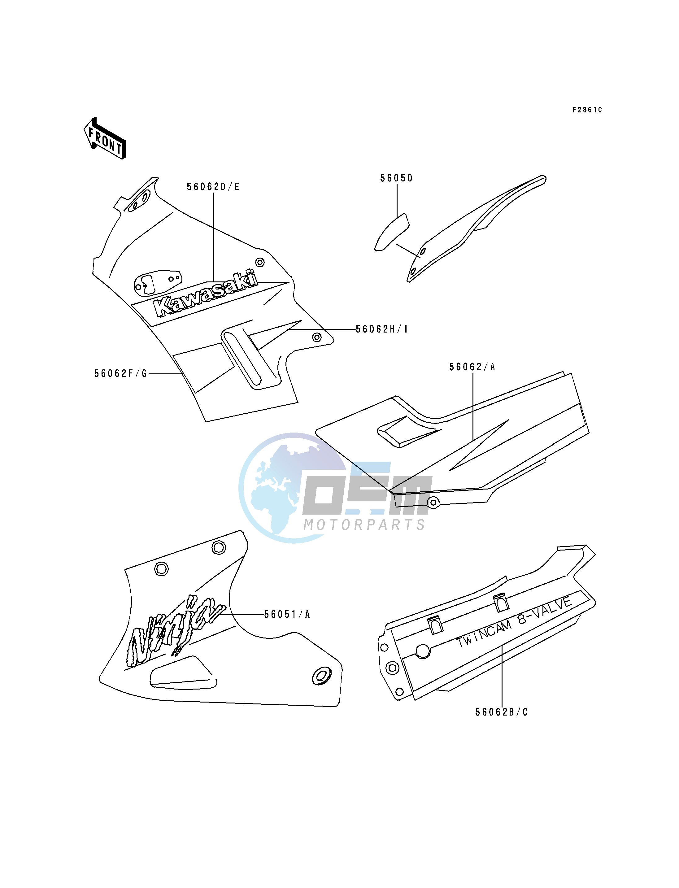 DECALS-- GREEN- --- EX250-F13_14- -