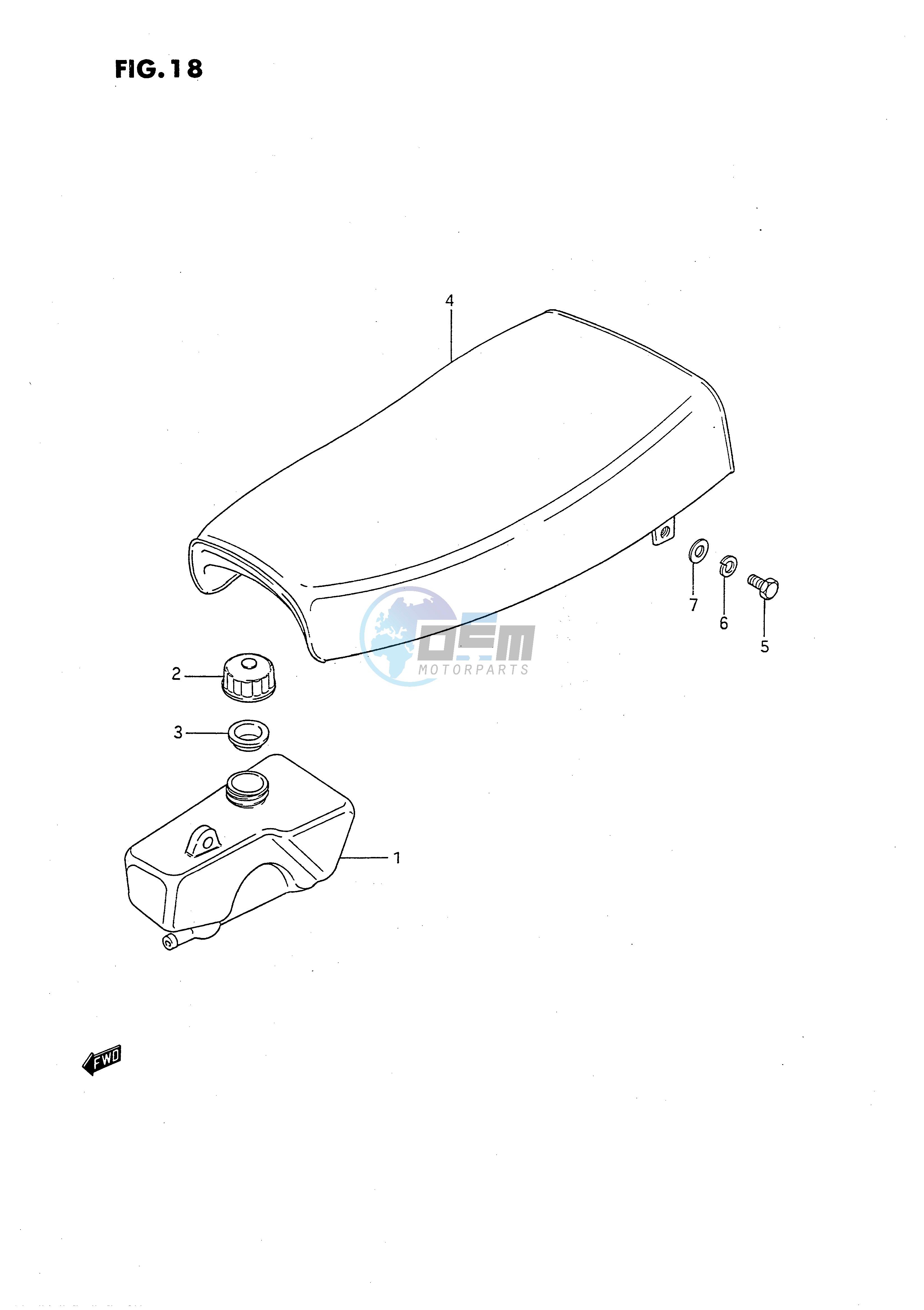 OIL TANK - SEAT