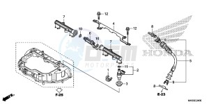 CBR1000RAG CBR1000 - Fireblade ABS Europe Direct - (ED) drawing INJECTOR