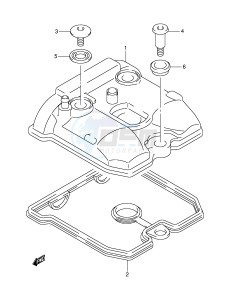 DR-Z400 (E3-E28) drawing CYLINDER HEAD COVER