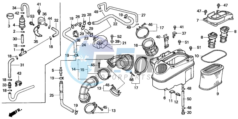 AIR CLEANER (VT1100C2-EXCEPT CM/2CM)