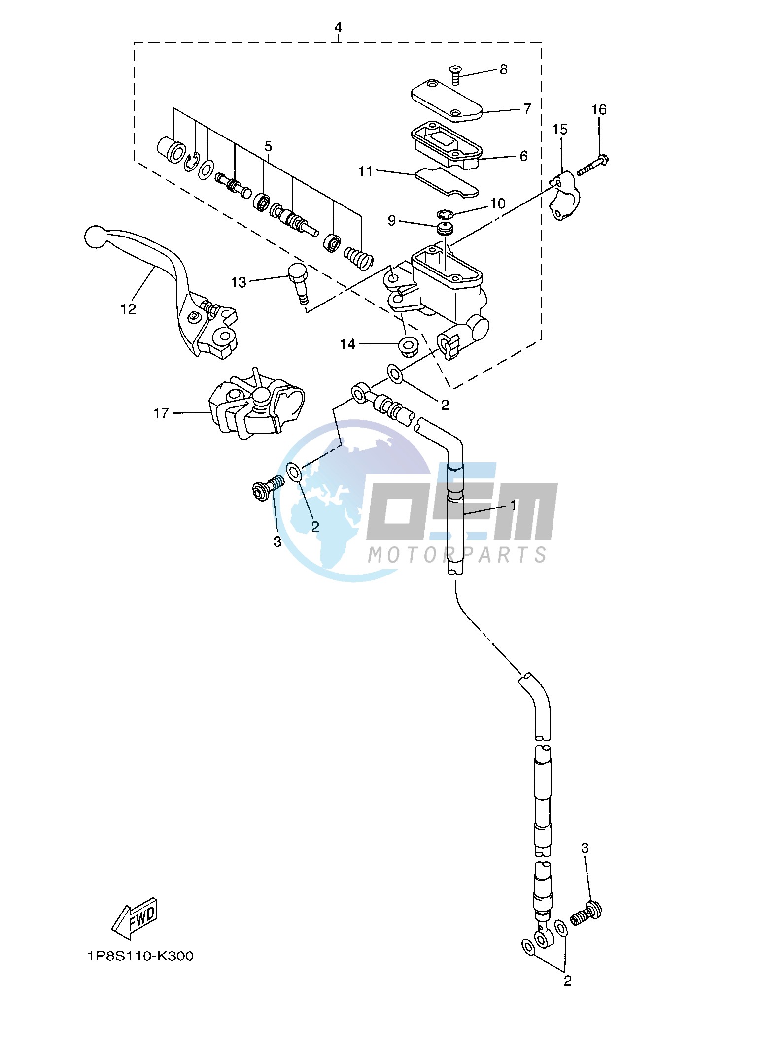 FRONT MASTER CYLINDER