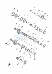 YXM700E YX70MPP (BHFF) drawing TRANSMISSION