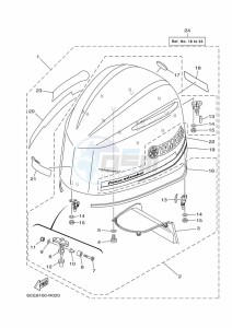 F225NCA-2019 drawing FAIRING-UPPER