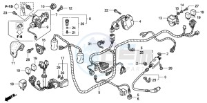 SH125S drawing WIRE HARNESS