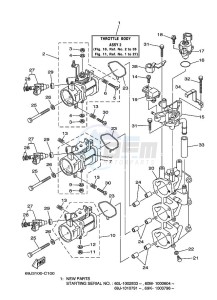 F225TXRC drawing THROTTLE-BODY-2