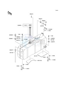 KAF 620 J [MULE 3010 TRANS 4X4] (J1) J1 drawing FUEL TANK