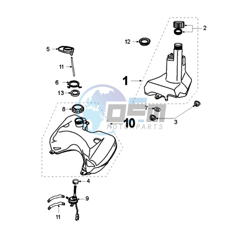 TANK AND FUEL PUMP