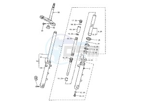 XJ N 600 drawing FRONT FORK