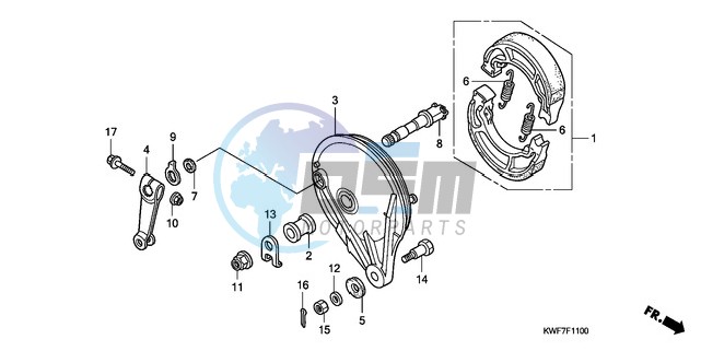 REAR BRAKE PANEL