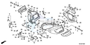 GL18009 SI / AB NAV - (SI / AB NAV) drawing COWL