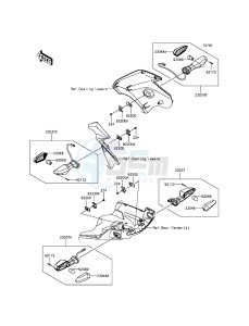 VERSYS 1000 KLZ1000BGF FR GB XX (EU ME A(FRICA) drawing Turn Signals