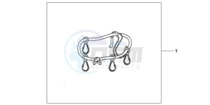 ST13009 France - (F / CMF MME) drawing PANNIER INNER BAND SET