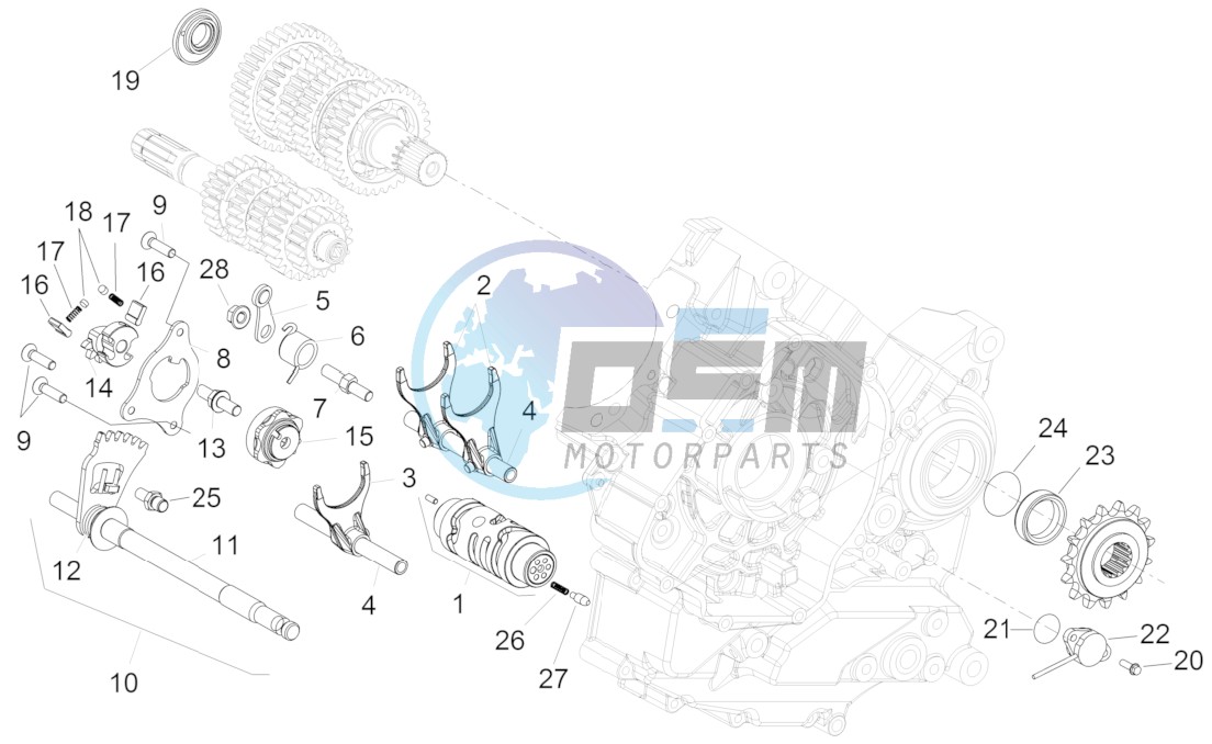 Gear box selector