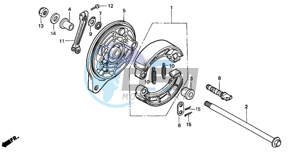 REAR BRAKE PANEL