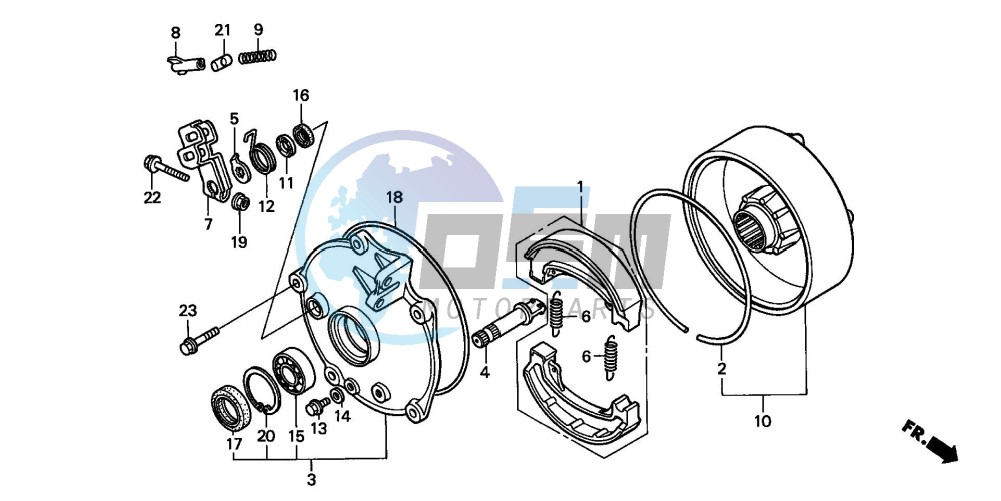 REAR BRAKE DRUM