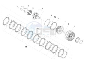 CAPONORD 1200 RALLY E3 ABS (NAFTA) drawing Clutch