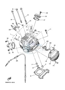 AG200FE (53CD 53CE) drawing CYLINDER HEAD