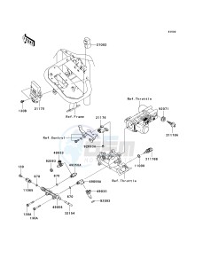 KAF 620 M [MULE 4010 4X4] (M9F) M9F drawing FUEL INJECTION