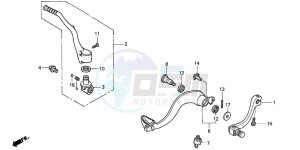 CR250R drawing PEDAL