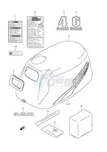 DF 4 drawing Engine Cover