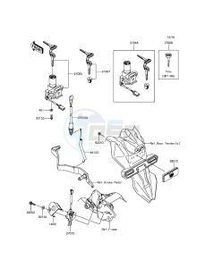 D-TRACKER KLX150HGF XX (EU ME A(FRICA) drawing Ignition Switch