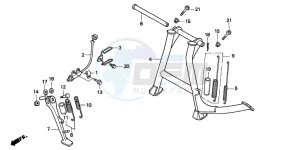 NTV650 drawing STAND