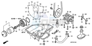 CB13009 Europe Direct - (ED / MME TWO) drawing OIL PAN/OIL PUMP