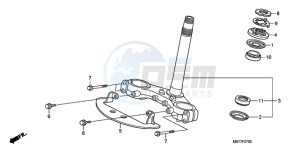 XL1000V9 F / CMF drawing STEERING STEM